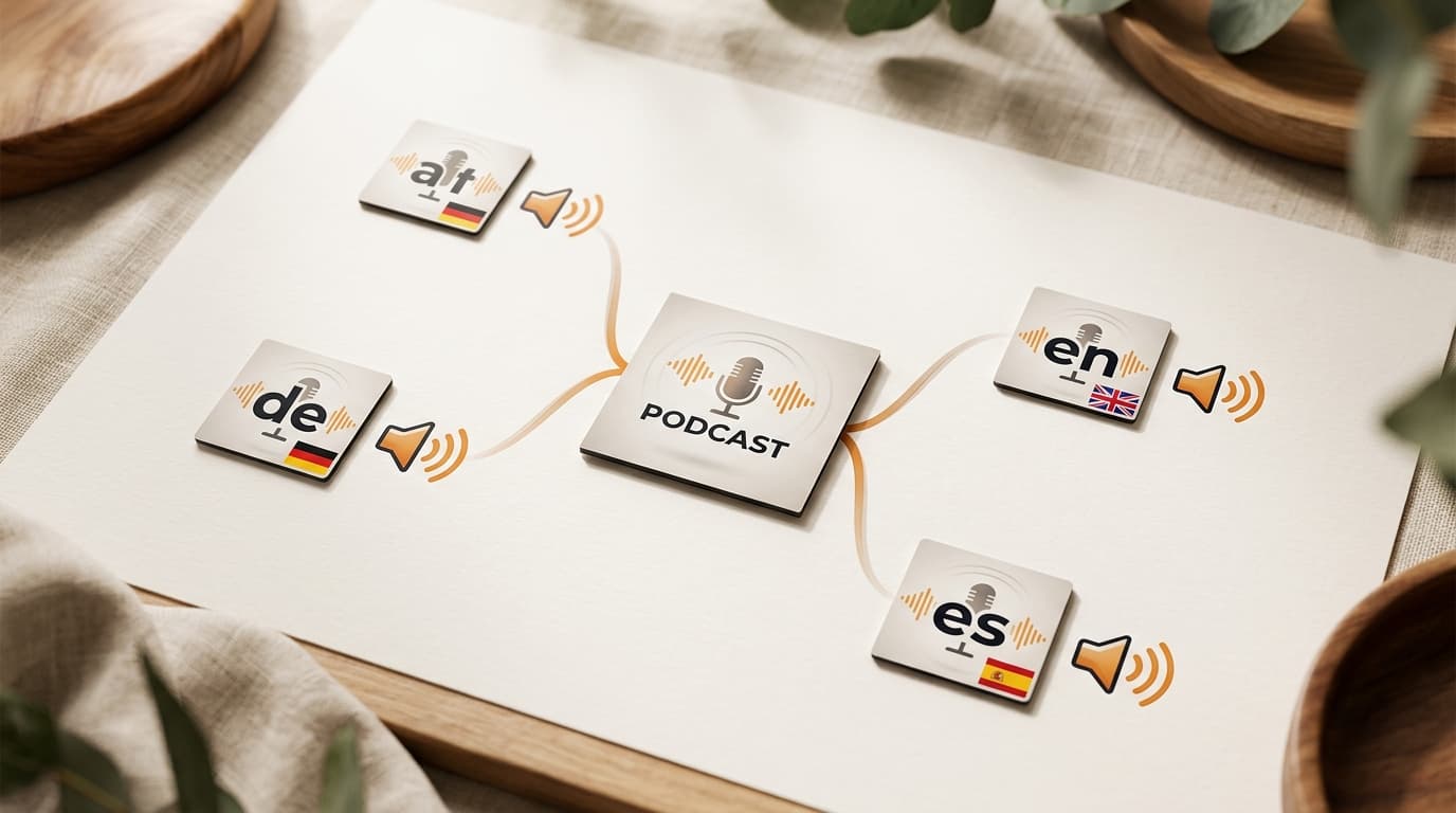 RSS-Strategie für lokalisierte Podcasts: ein Feed pro Sprache?
