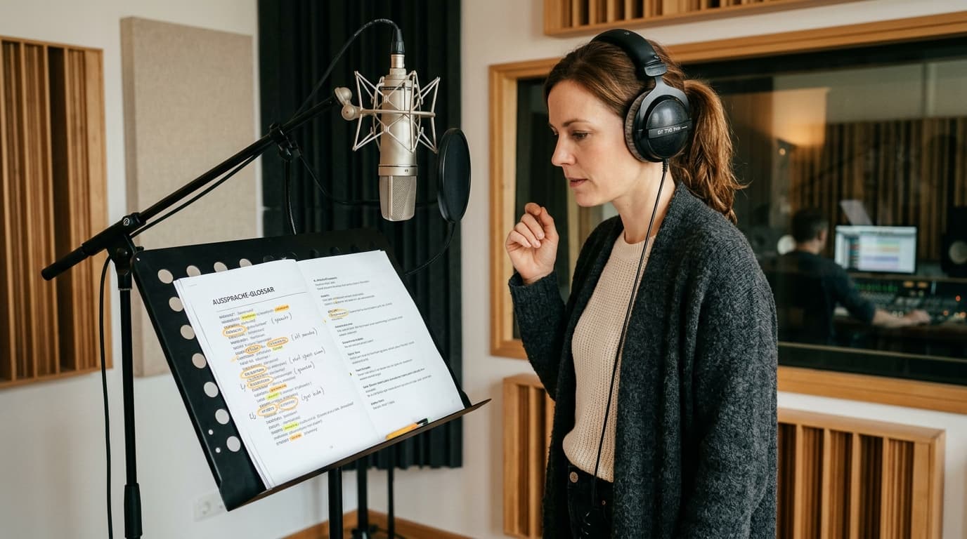 Pronunciation in Dubbing: Names and Brands Without Retakes